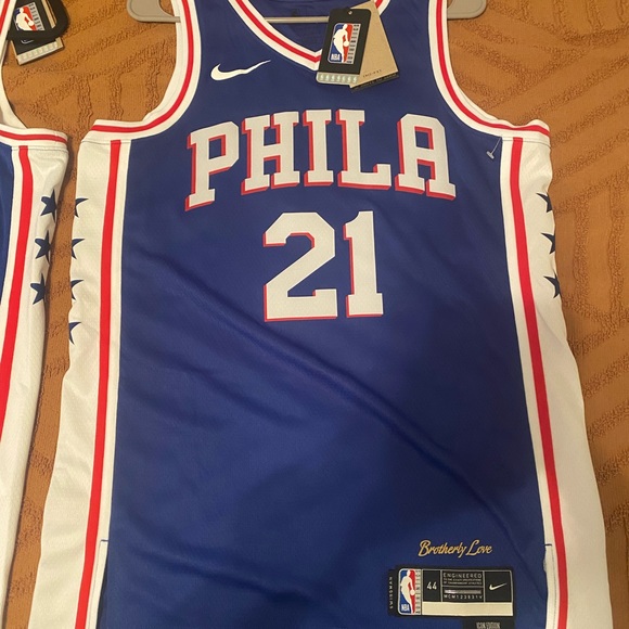 Nike Dri-Fit Philly 76er’s NBA Jerseys - Picture 2 of 7